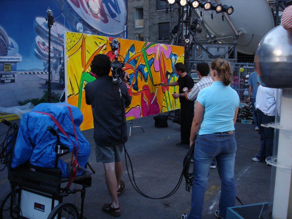 Live painting by Robert Jennings