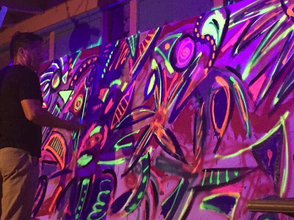 Live painting by Robert Jennings