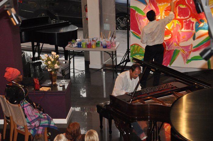 Live painting by Robert Jennings