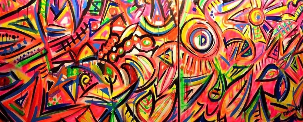 Live painting by Robert Jennings