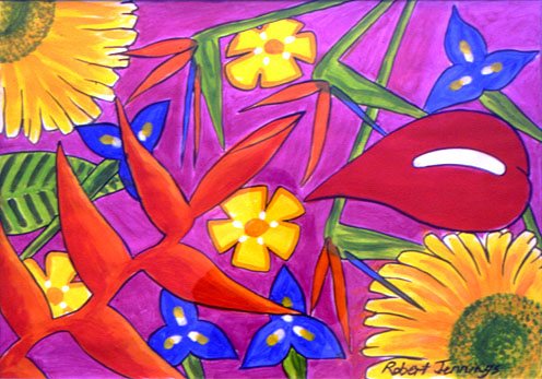Painting by Robert Jennings