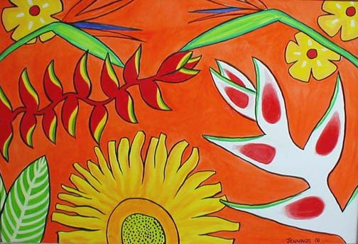 Painting by Robert Jennings