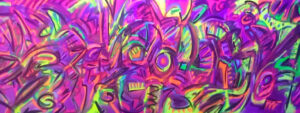 "Skull Candy" Acrylic on canvas, Robert Jennings